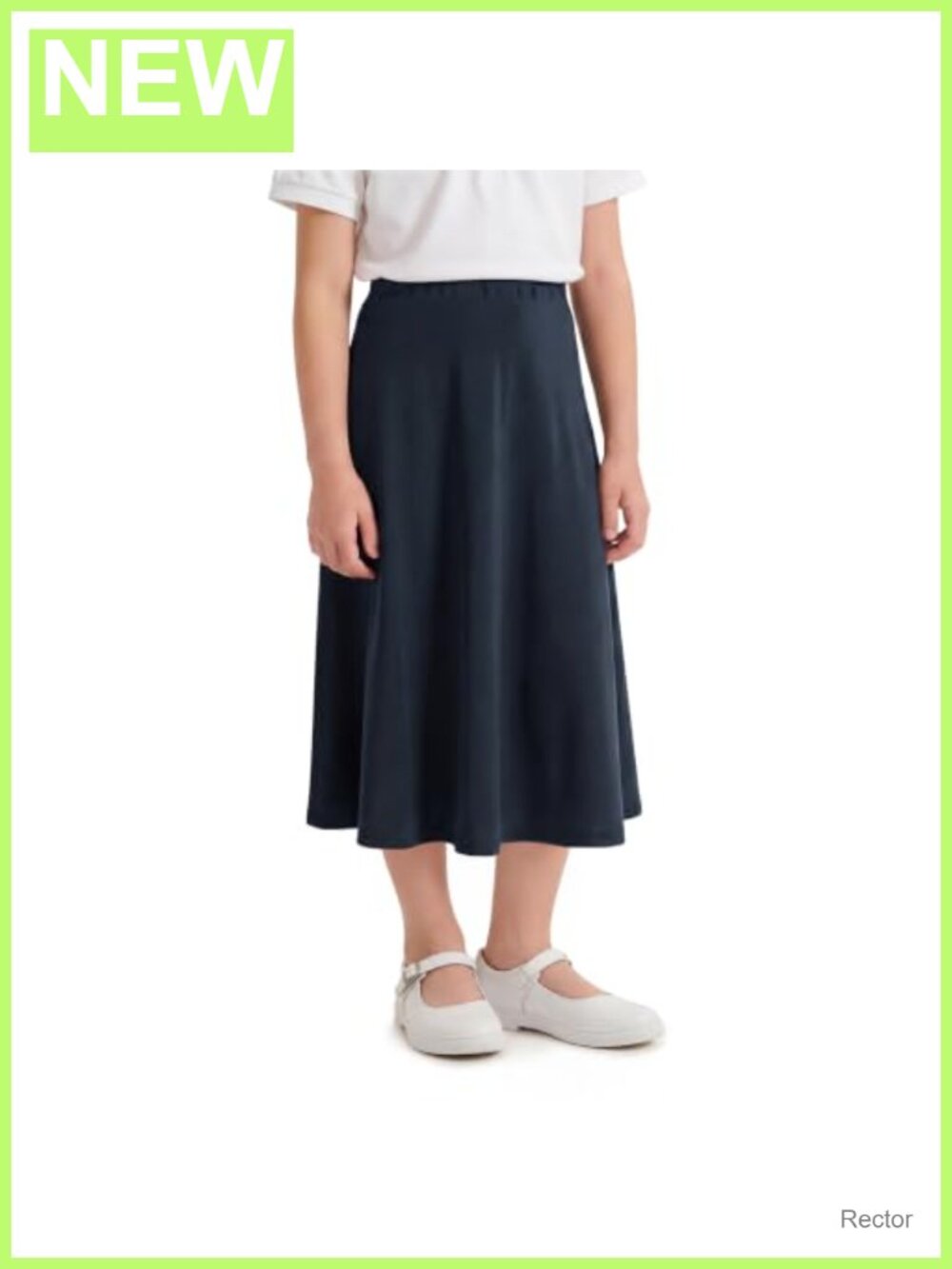 Girls A-Line Maxi Skirt Elastic Waist Long Skirt